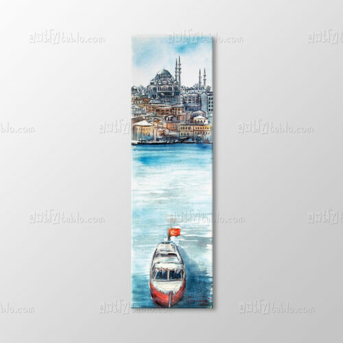 Suluboya, İstanbul Manzarası Tablo