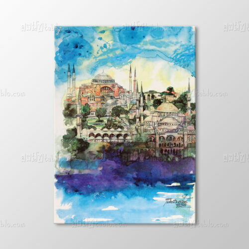 Suluboya, Sultanahmet ve Ayasofya Camii Tablo
