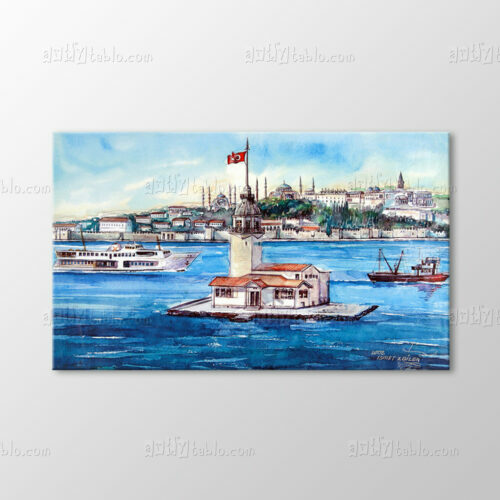 Suluboya, Kız Kulesi Tablo