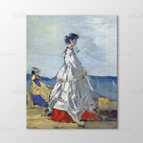 La princesse Pauline de Metternich sur la plage Tablo