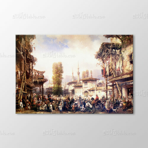 Bahçeköy Meydanı 1854 Tablo
