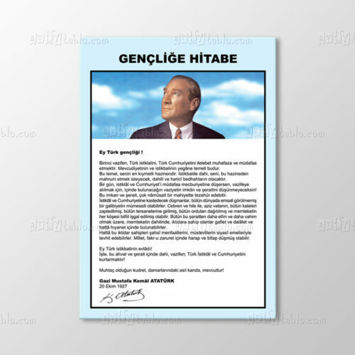 Gençliğe Hitabe Tablo