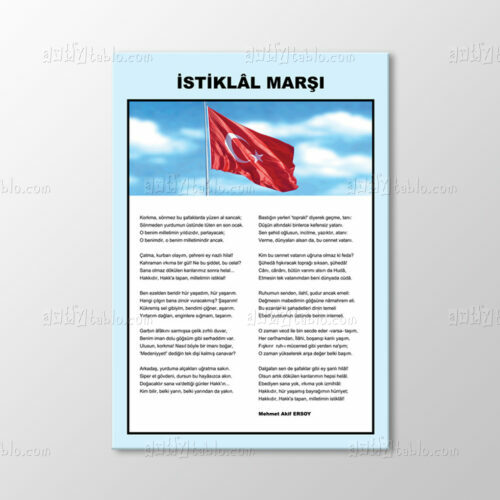 İstiklal Marşı Tablo