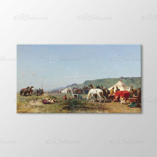 Ein arabisches Feldlager Tablo