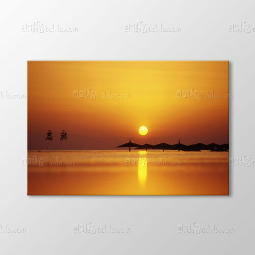 Gün Batımı Antalya Tablo