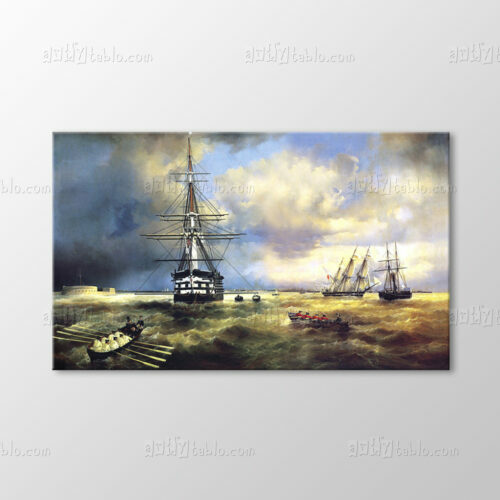 Kronstadt Liman Girişi, 1840 Tablo