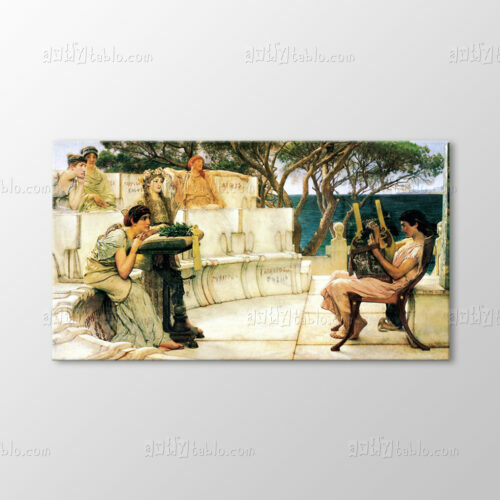 Sappho And Alcaeus, 1881 Tablo