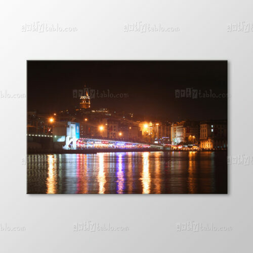 Galata'da Gece Tablo