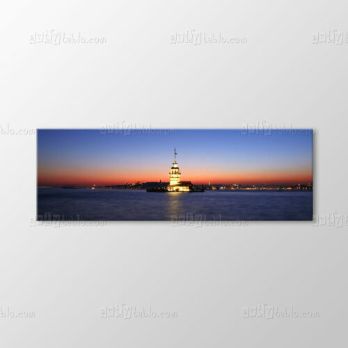 Kız Kulesi Panorama Tablo