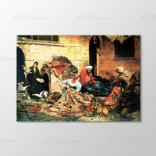 Kahire'de Halı Tamir Edenler 1883 Tablo