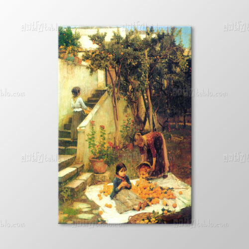 Portakal Toplayanlar, 1890 Tablo