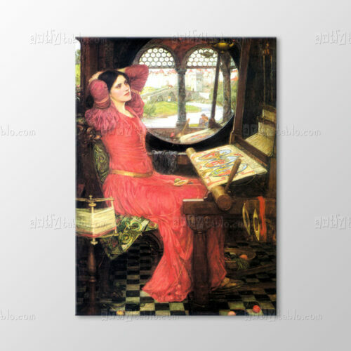 Shalott Leydisi Gölgelerden Yorulduğunu Söyledi, 1916 Tablo