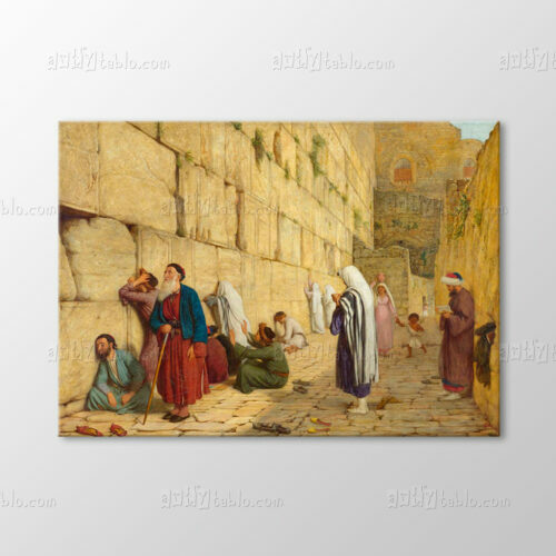 Die Klagemauer in Jerusalem Tablo