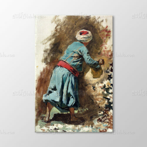 Study of a Moor in Blue Tablo