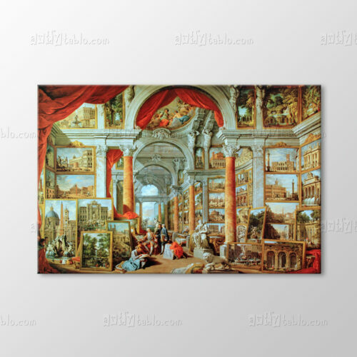 Picture Gallery With Views Of Modern Rome Tablo