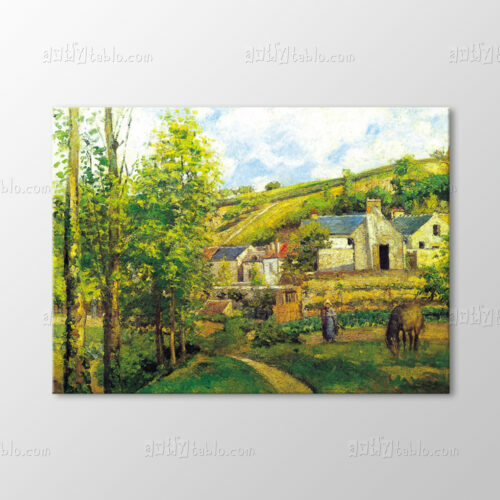 Pontoise Hermitage'den Bir Köşe, 1874 Tablo