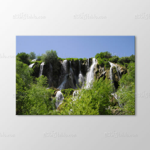 Girvelik Şelalesi Erzincan Tablo