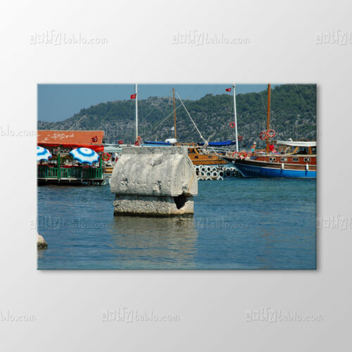 Kaya Mezarları Kekova Tablo