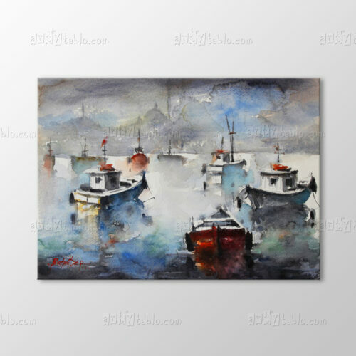 Suluboya Tekneler ve İstanbul Tablo
