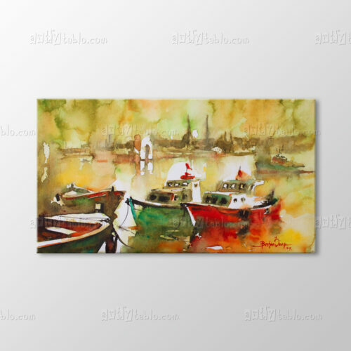 Suluboya Tekneler ve İstanbul Tablo