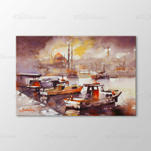 Suluboya Tekneler ve İstanbul Tablo