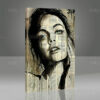 Woman Drawn With Ink Tablo