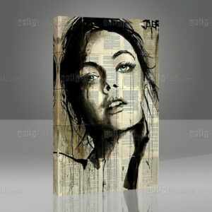 Woman Drawn With Ink Tablo