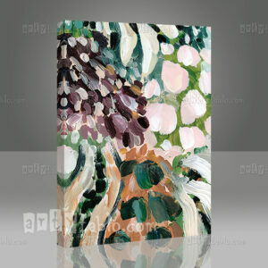 Oil Paint Flowers Tablo