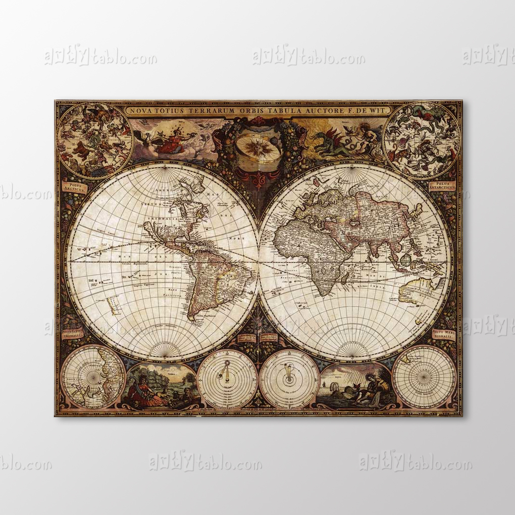 Dünya Haritası Tablo