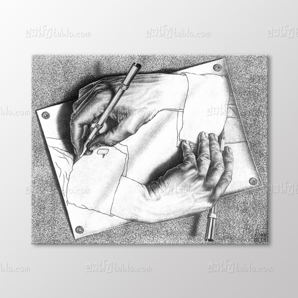 Drawing Hands Tablo