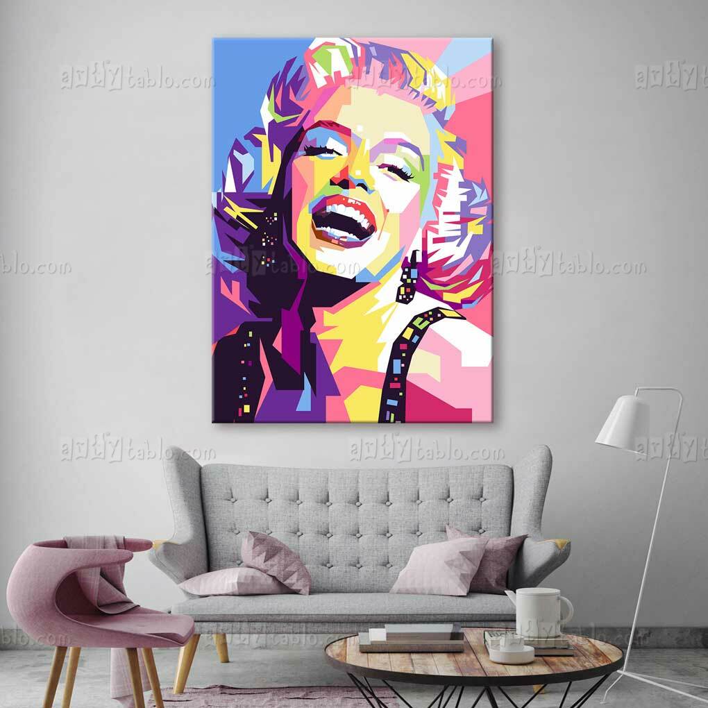 Marilyn Monroe Pop Art Tablo