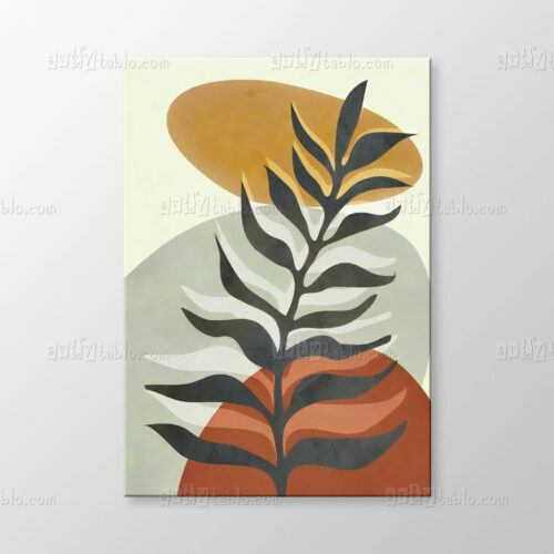 Abstract Floral Branch Tablo
