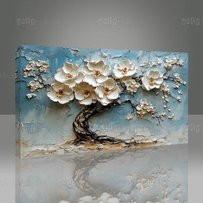 flw002-3 3d çiçekler fotoğraf çerçeveli